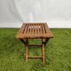 Table basse pliante bambou
