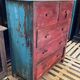 Antique teak chest of drawers