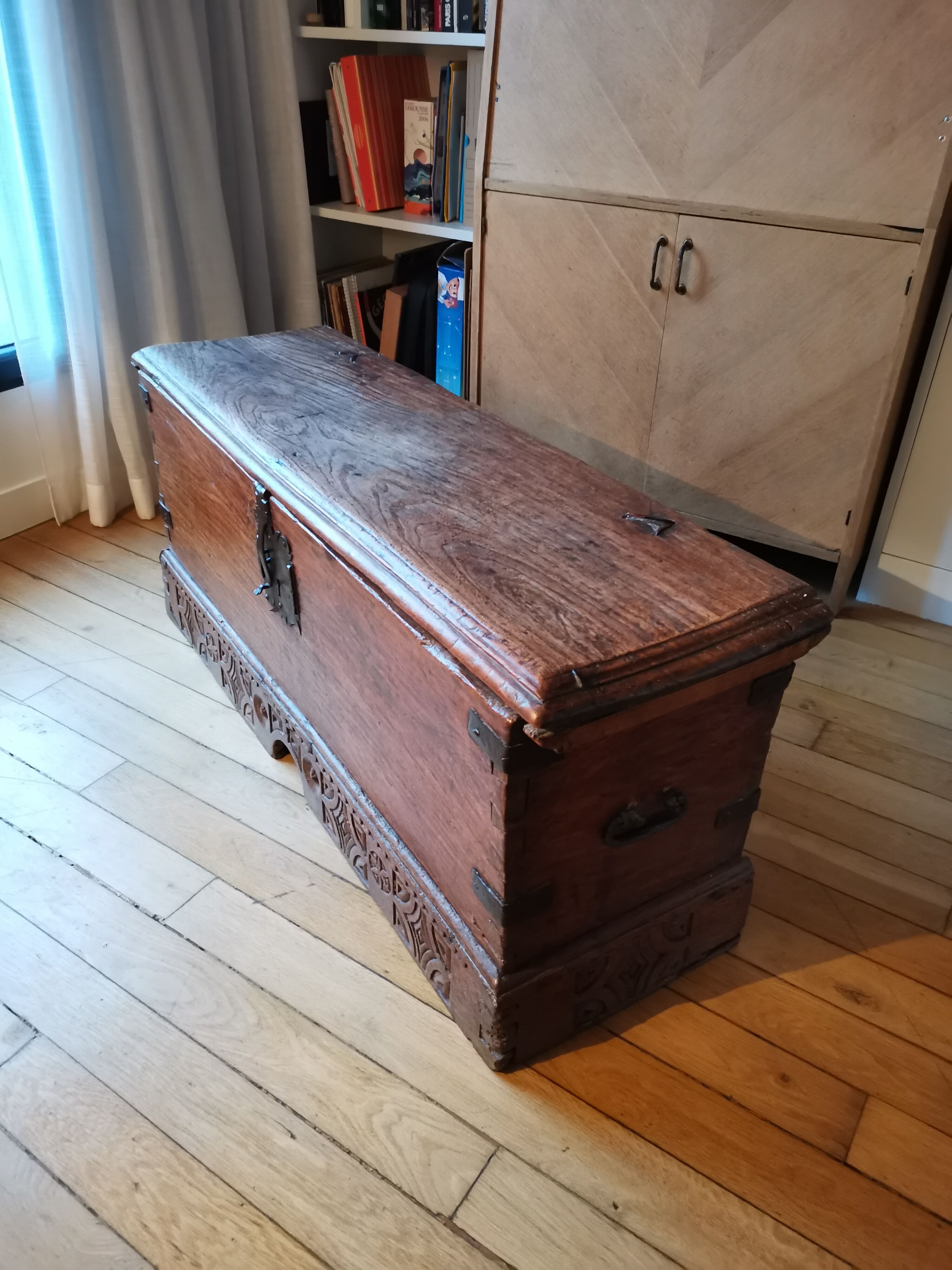 Old wooden box