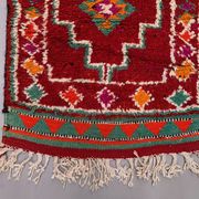Vintage Turkish  Tribal Runner 330x90 cm veg dye wool rug tribal, handmade