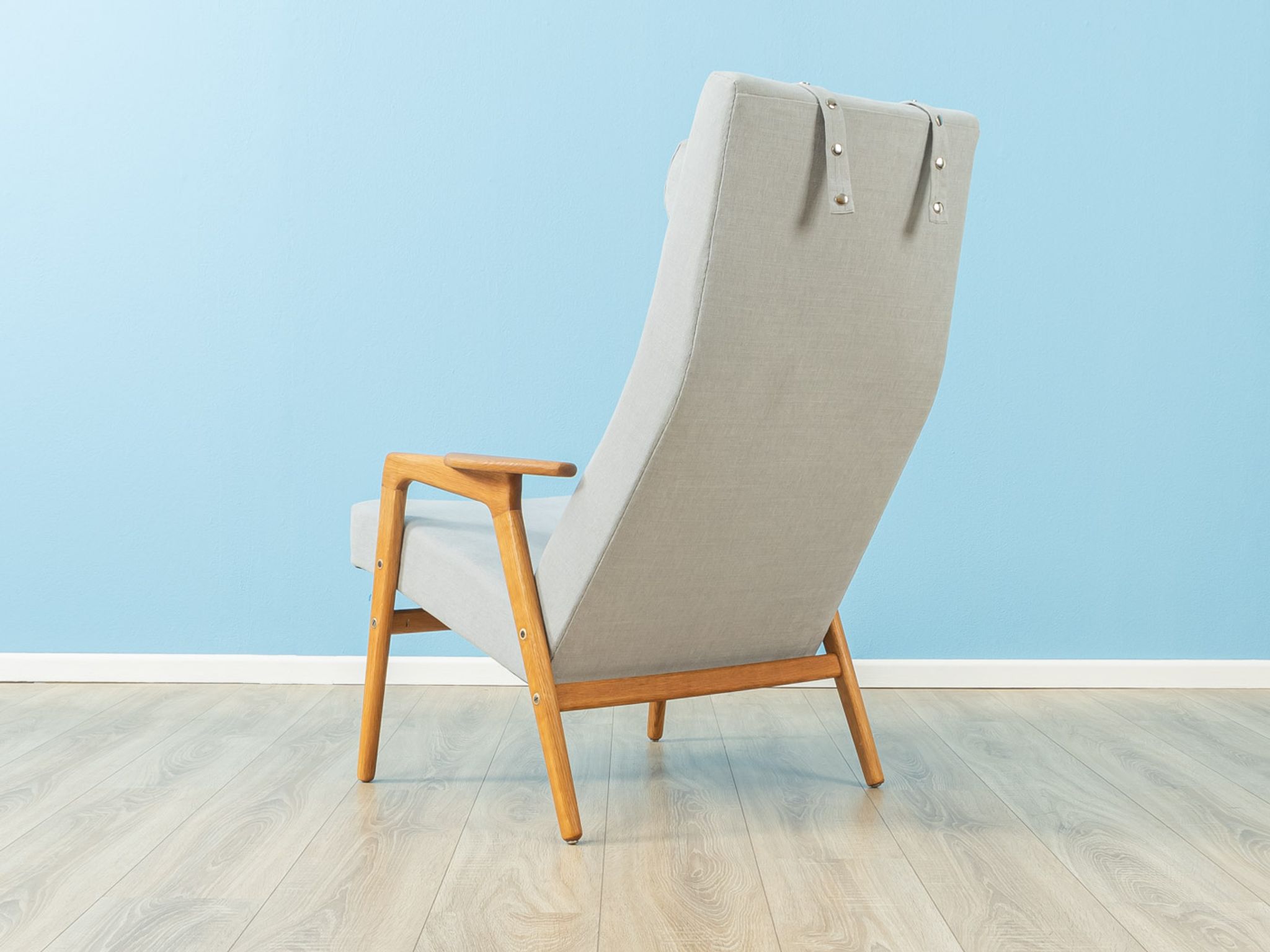 1960s armchair with stool by Yngve Ekström for Pastoe