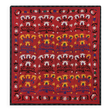 Tapis noué à la main, tapis turc vintage 222x231 cm