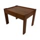 Vintage set of 3 side tables nesting pine wood 60s