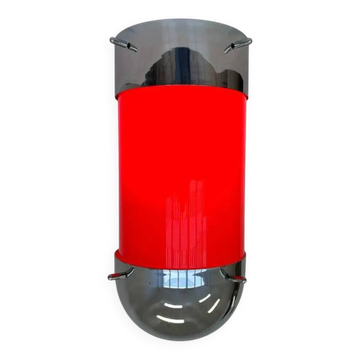 XXL Midcentury Hotel Design Ceiling Lamp, Flushmount, 1970s - Czechoslovakia