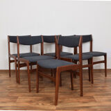 Set of 6 chairs by Erik Buch, 1960