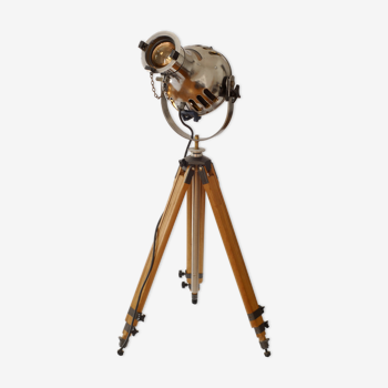 Projector of Cinema or Theatre Furse on wooden surveyor tripod