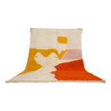 Traditional handmade Beni Ourain rug