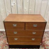 Commode en acajou de style marine