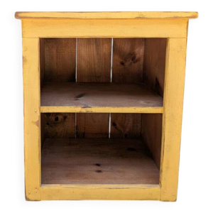 Meuble bas de rangement - jaune fabrication