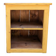 Low storage unit in saffron yellow wood – Canadian handcrafted.
