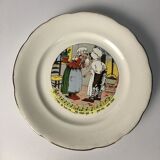 5 Digoin plates children's nursery rhymes