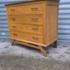 1960 compass foot chest of drawers