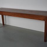 Rustic vintage French pine table or desk from the Landes, 1950s.