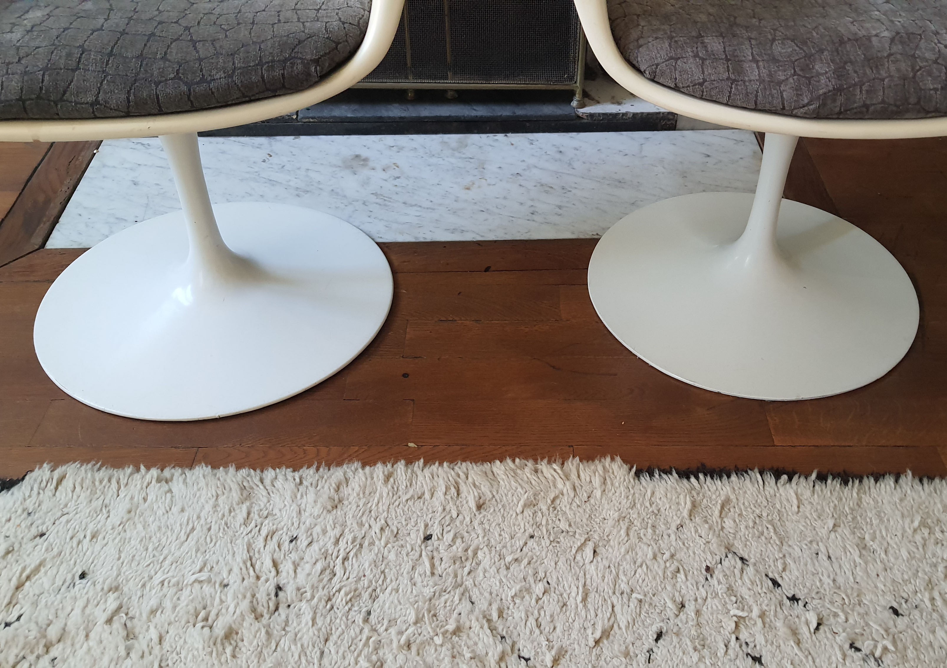 Set 4 armchairs Tulipe by Eero Saarinen Knoll International