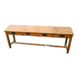 Old school desk for 4 people - Workshop furniture