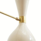 Applique murale diabolo italienne blanche