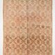 Brown beige vintage rug 325x218cm