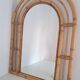 Vintage bamboo mirror
