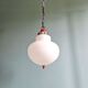 Suspension Space Age en opaline blanche, Massive, 1970
