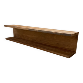 Scandinavian wall shelf in walnut Denmark