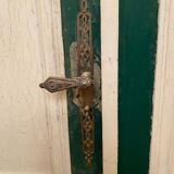 Double separation doors in 19th century patinated solid fir