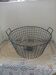 Black metal basket