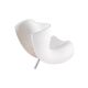 Modern White Felt Chair Designed By Marc Newson, Italy 90s