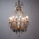 Glass chandelier Italy 20th Century