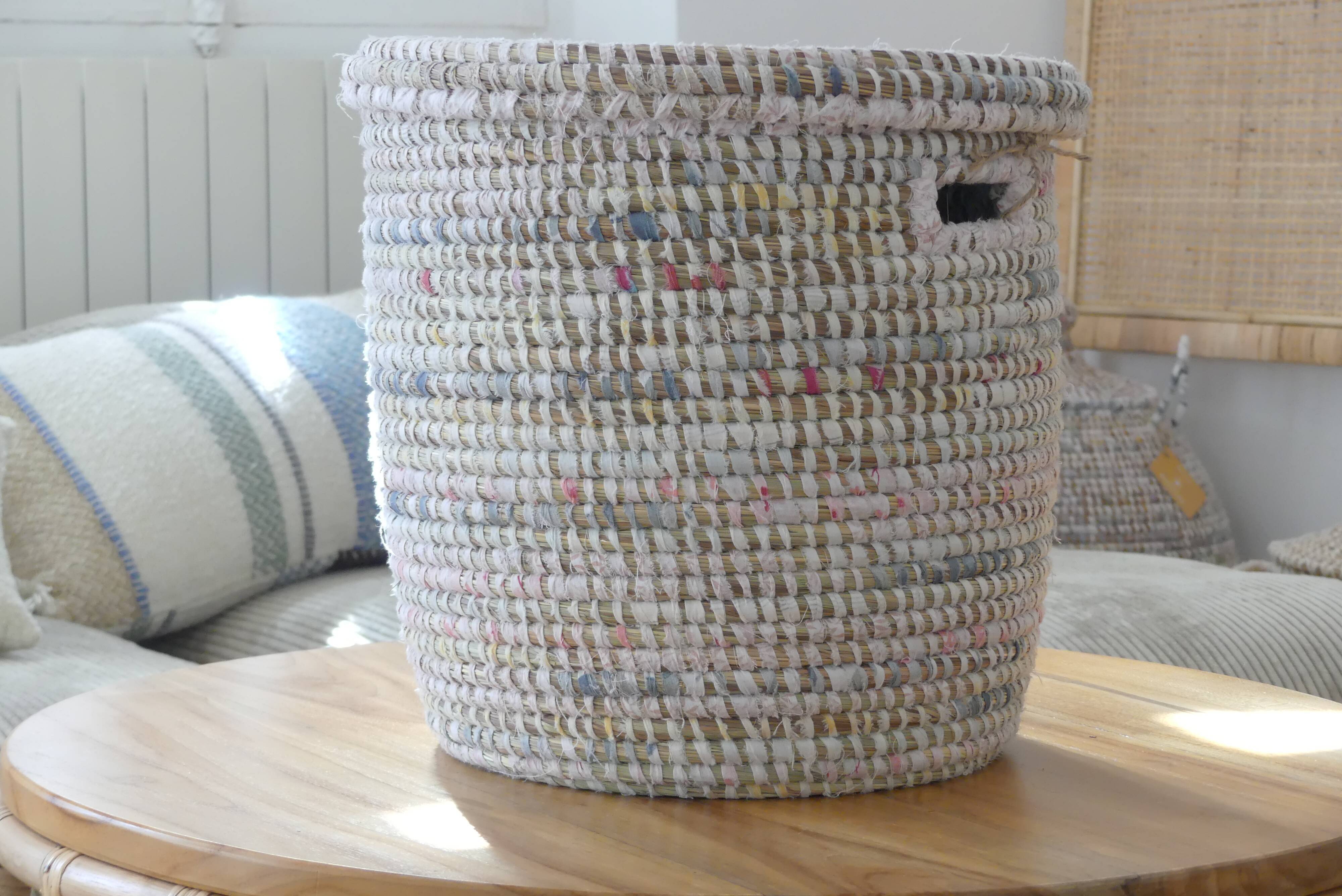 Bohemian laundry basket