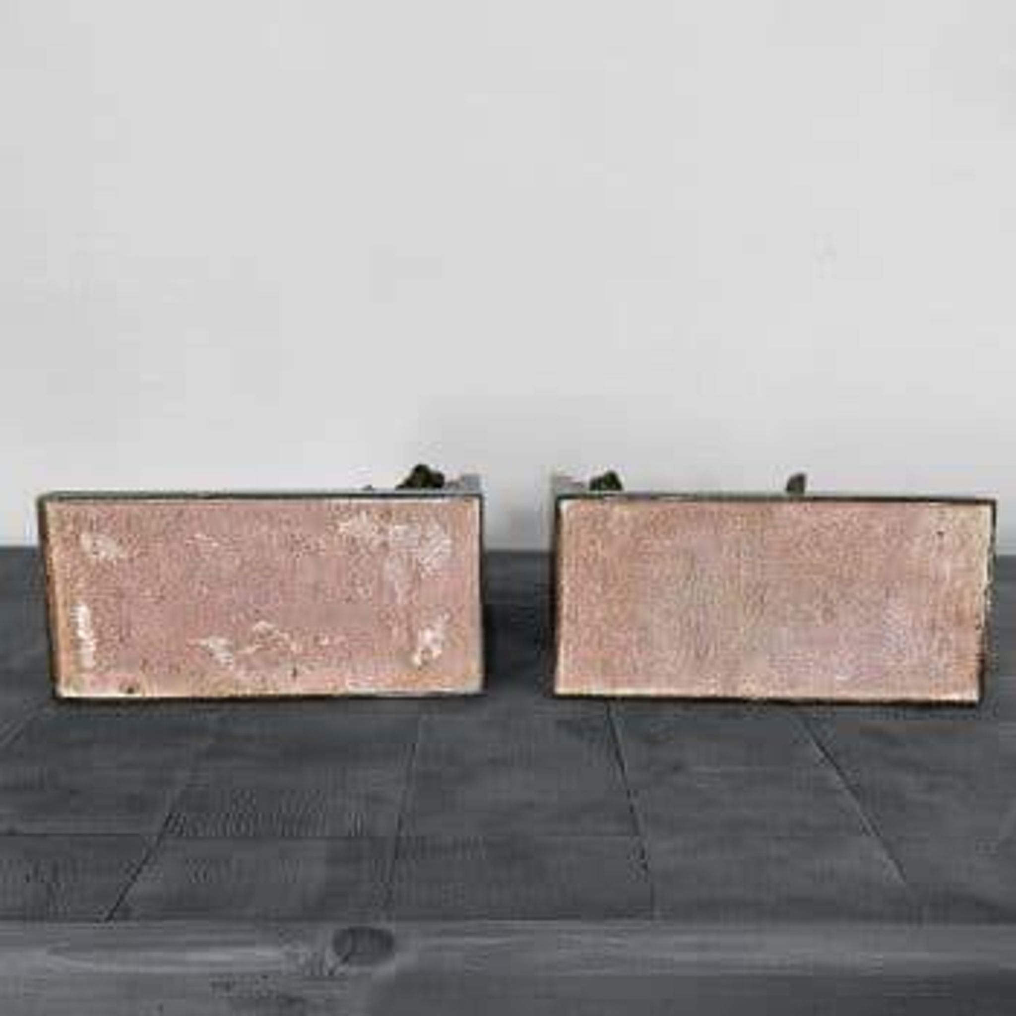 Lion and lioness bookends by Joseph Carlier, 1930