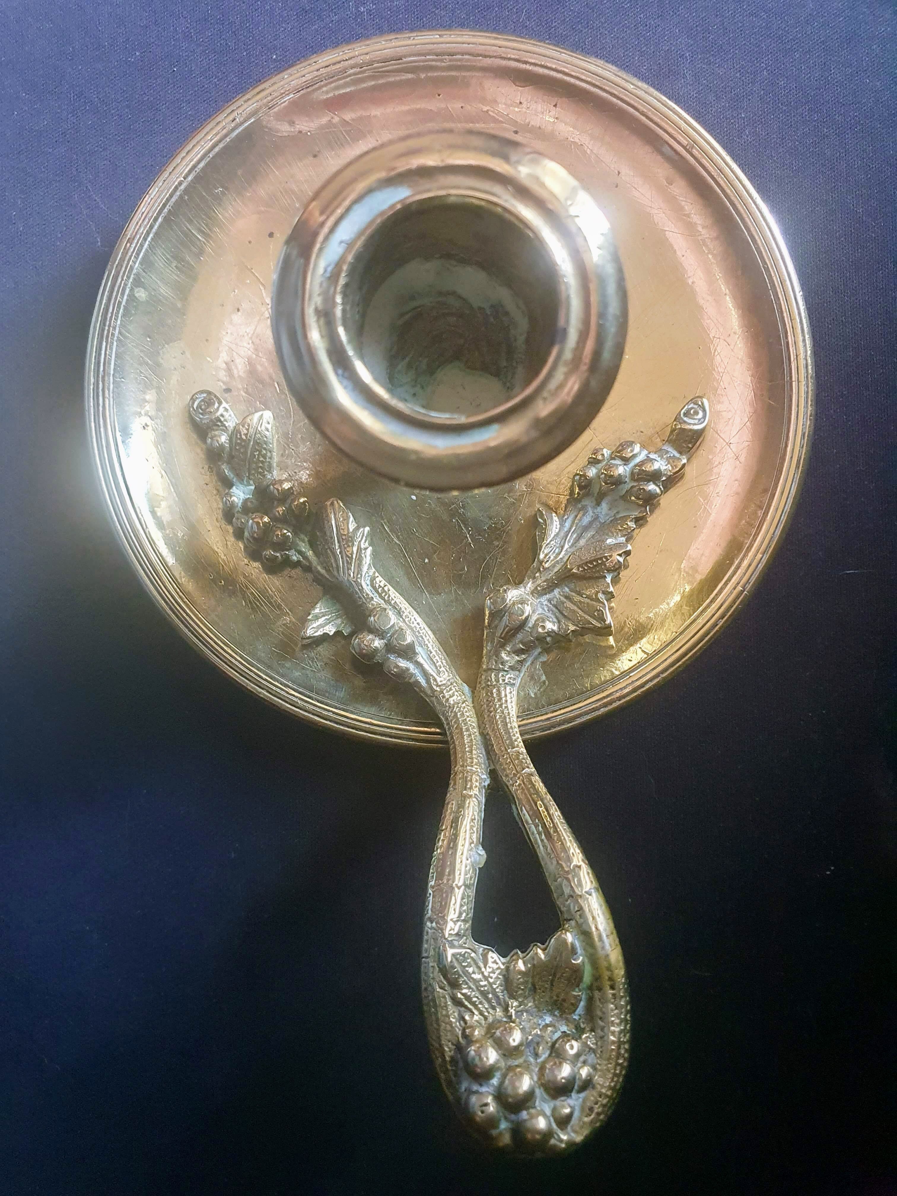 Pair of hand candle holders