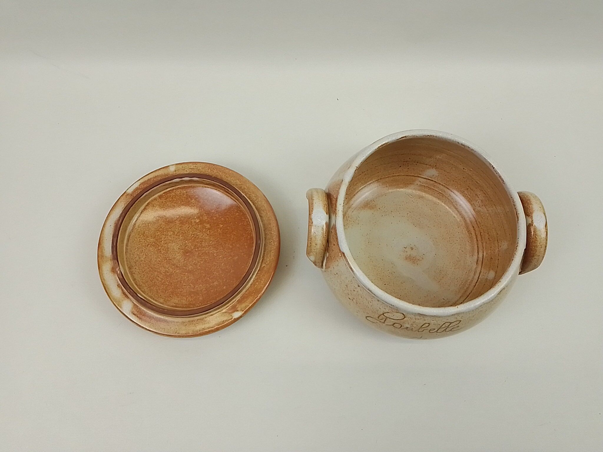 Ceramic table table bin, handmade