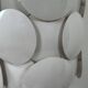 Applique vintage, ABS et métal laqué blanc, France, 1980