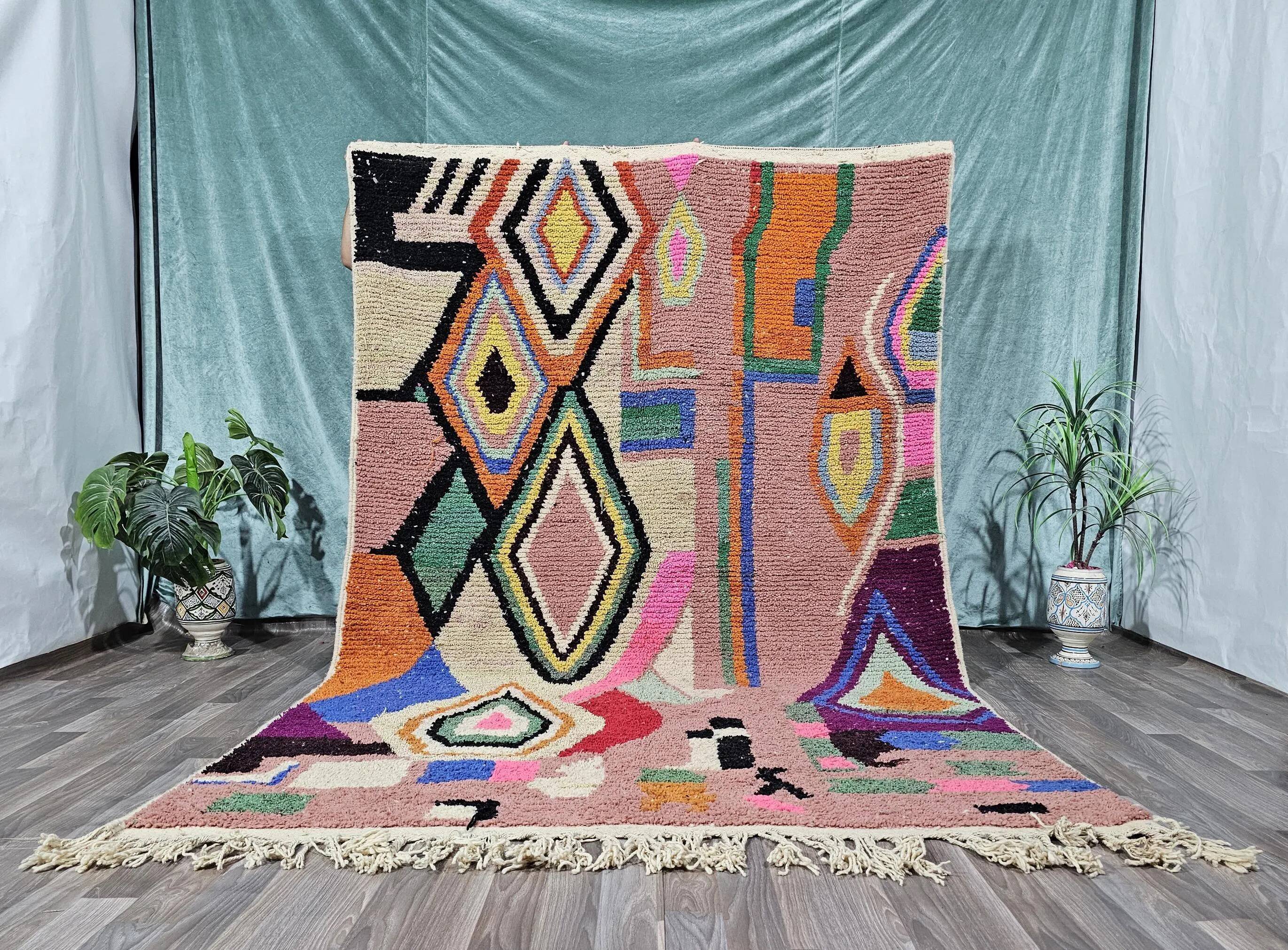 Large Berber wool rug 2.5x1.5 m