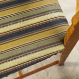 Set of four oak and wool dining room chairs by Henning Kjaernulf, 1960's