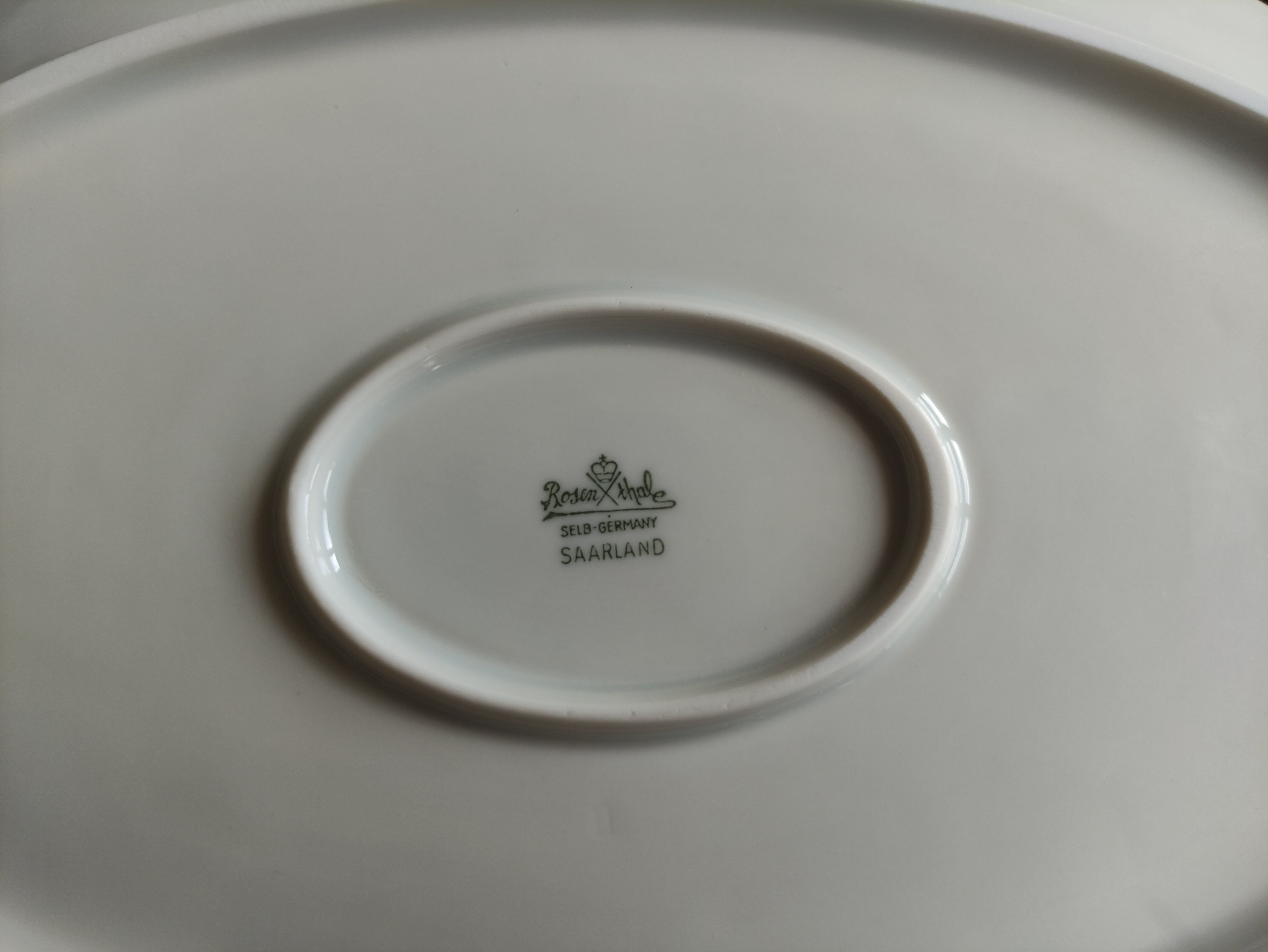 3 serving dishes in Rosenthal white porcelain - Art Deco