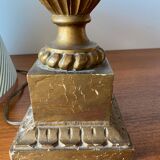 Gilded wooden lamp