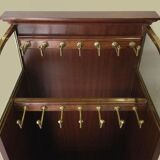 Mahogany store display and brass, vintage