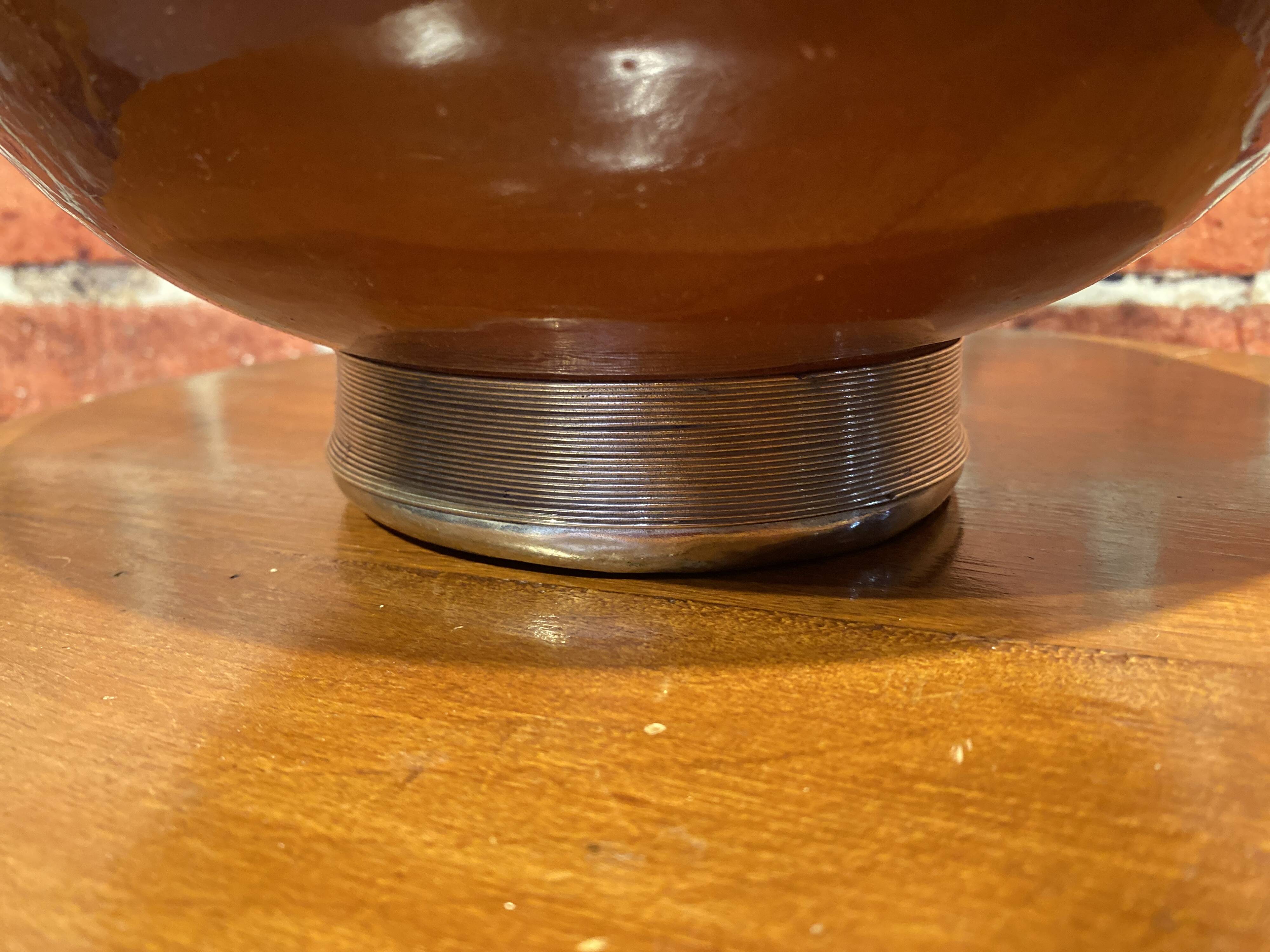 Terracotta salad bowl