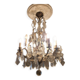 Chandelier with tassels 8 bulbs