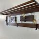 Modernist teak brass - 1950s metal