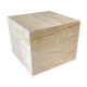 Base table shape square 1970 travertine on wheels french work