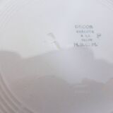 4 vintage dinner plates from the HBCM factory