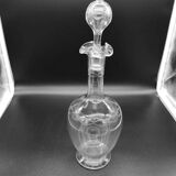 Baccarat crystal carafe model Byzantine engraving
