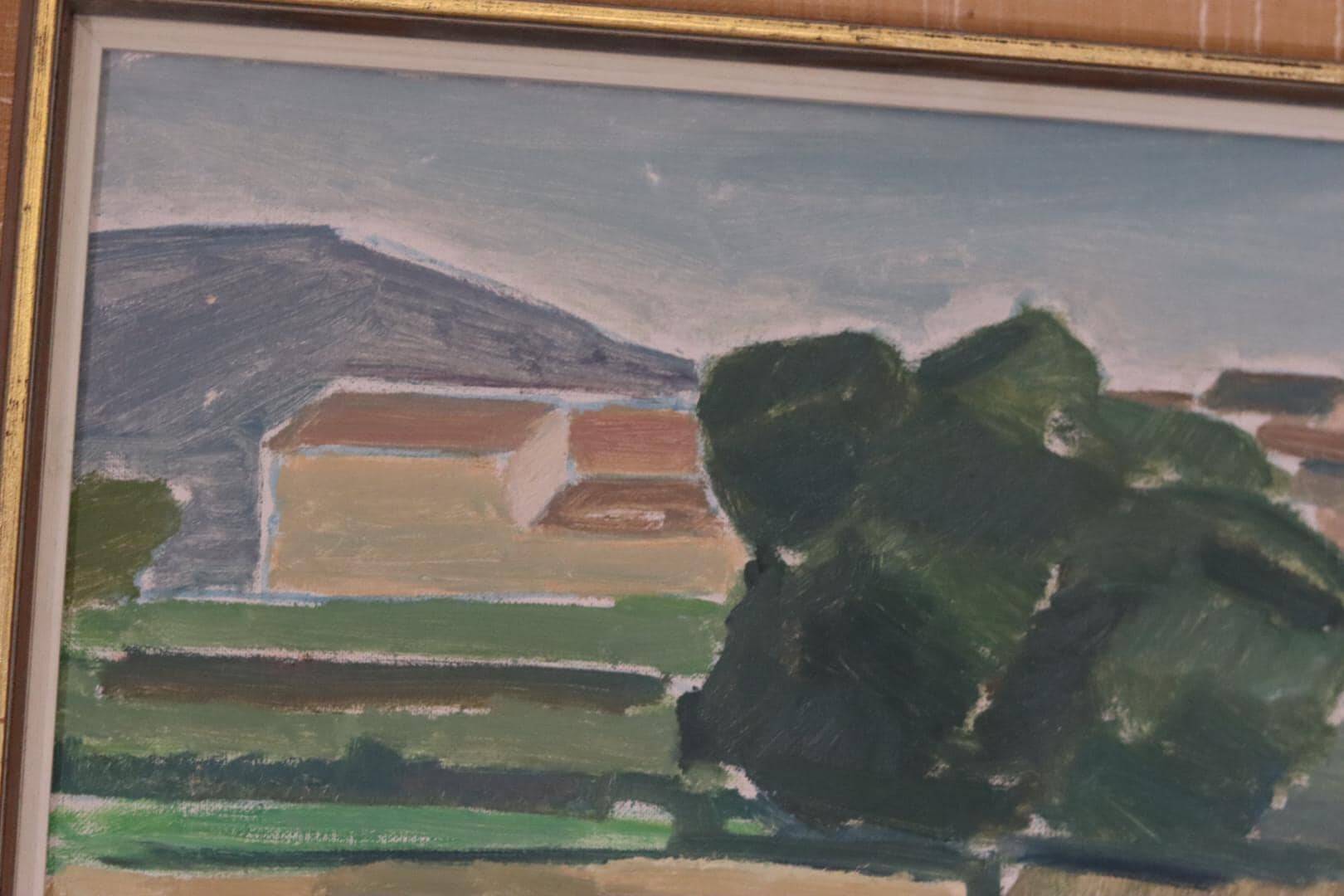 Sunset landscape by Arnold Axelsson