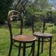 Paire de chaises  bistrot Thonet