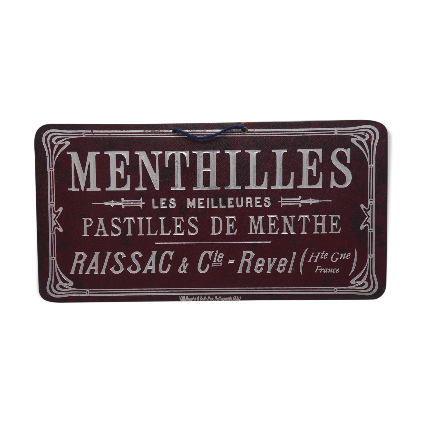 Plaque publicitaire