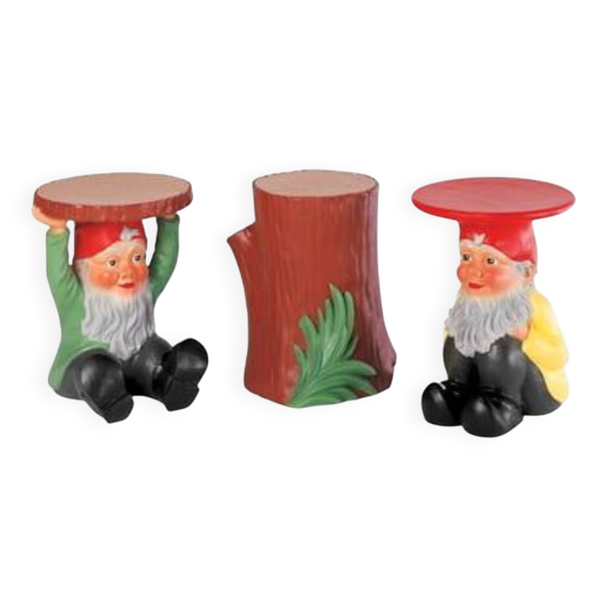Lot of 3 Gnomes Kartell - Authentic Philippe Starck Ref.: QVBSF433