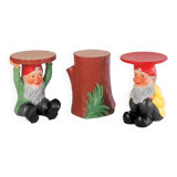 Lot of 3 Gnomes Kartell - Authentic Philippe Starck Ref.: QVBSF433