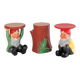 Lot 3 Gnomes Kartell - Authentiques Philippe Starck Réf. : QVBSF433
